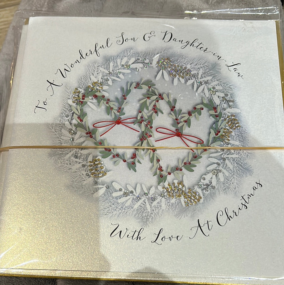 Son & DIL Christmas Card - WJB
