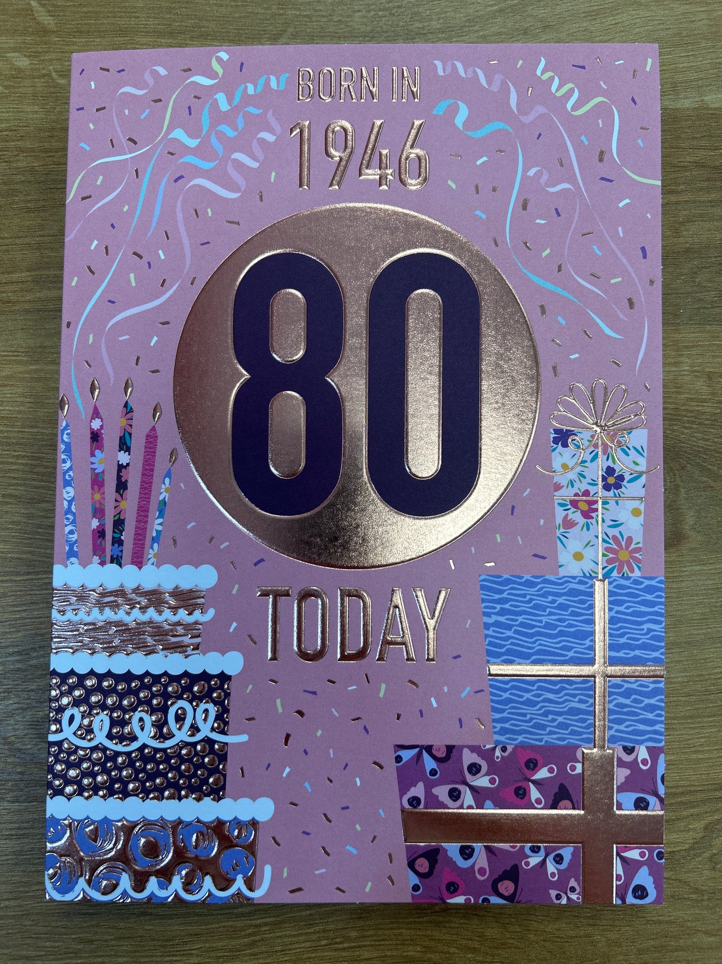 80th Birthday Card - Words 'n' Wishes