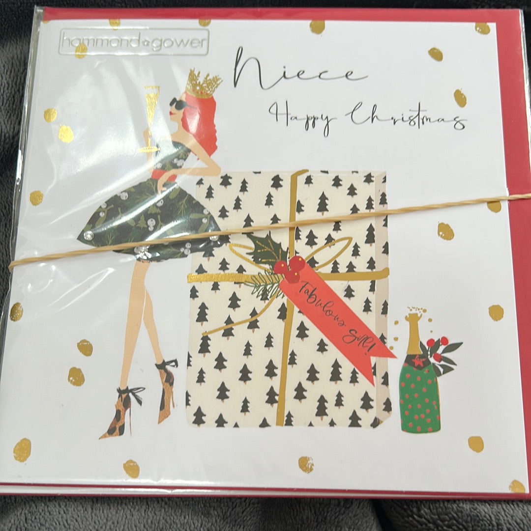 Niece Christmas Card - HG