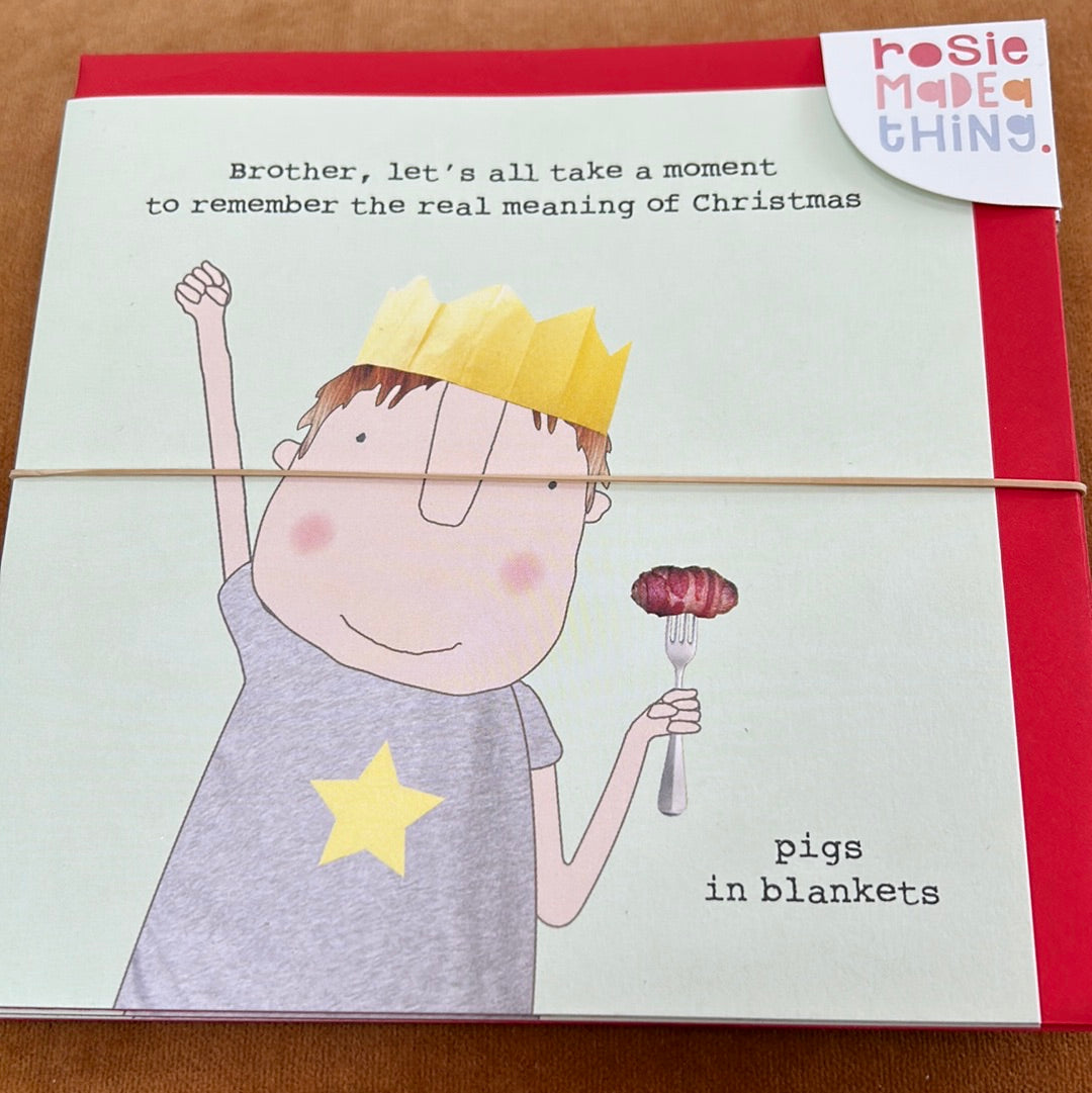 Brother Christmas Card - Rosie