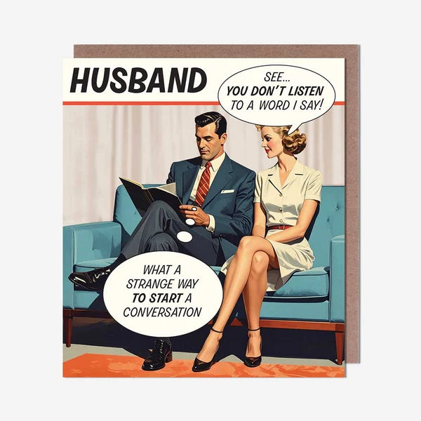 Husband Birthday Card