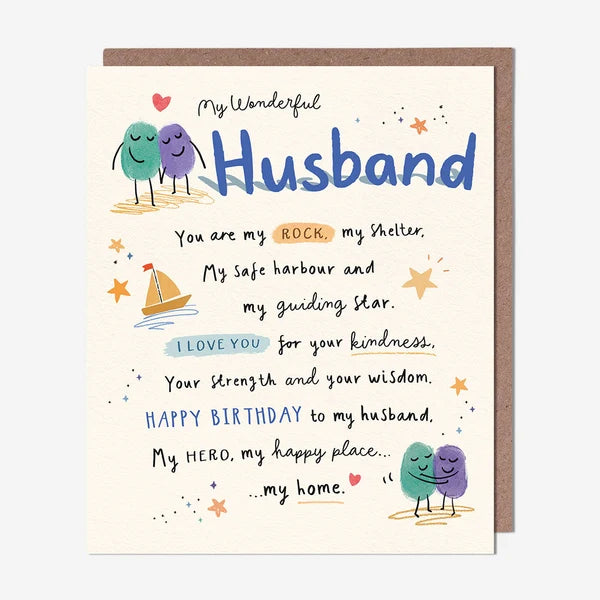 Husband Birthday Card