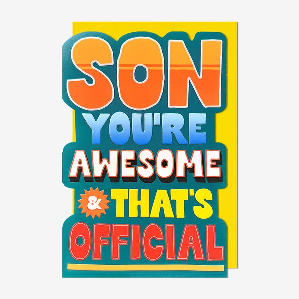Son Birthday Card