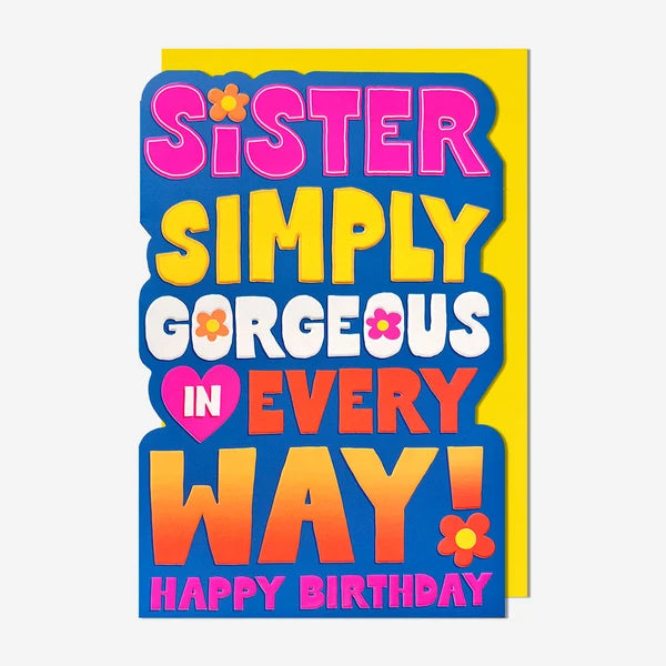 Sister Birthday Card