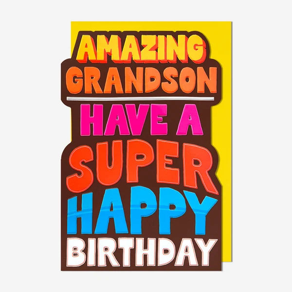 Grandson Birthday Card