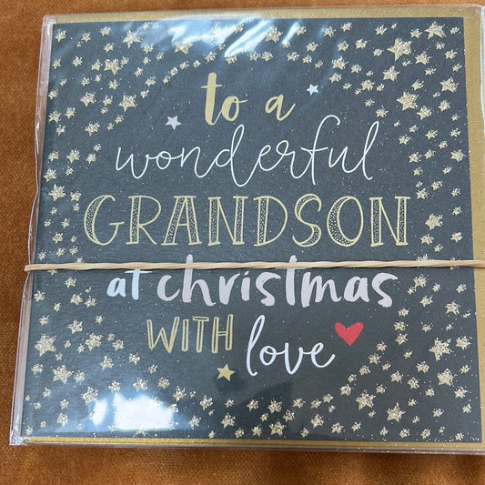 Grandson Christmas Card - Katie Phythian