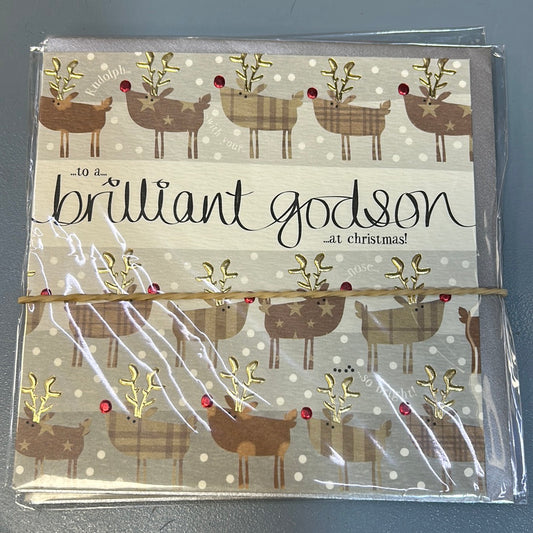 Godson Christmas Card - WJB