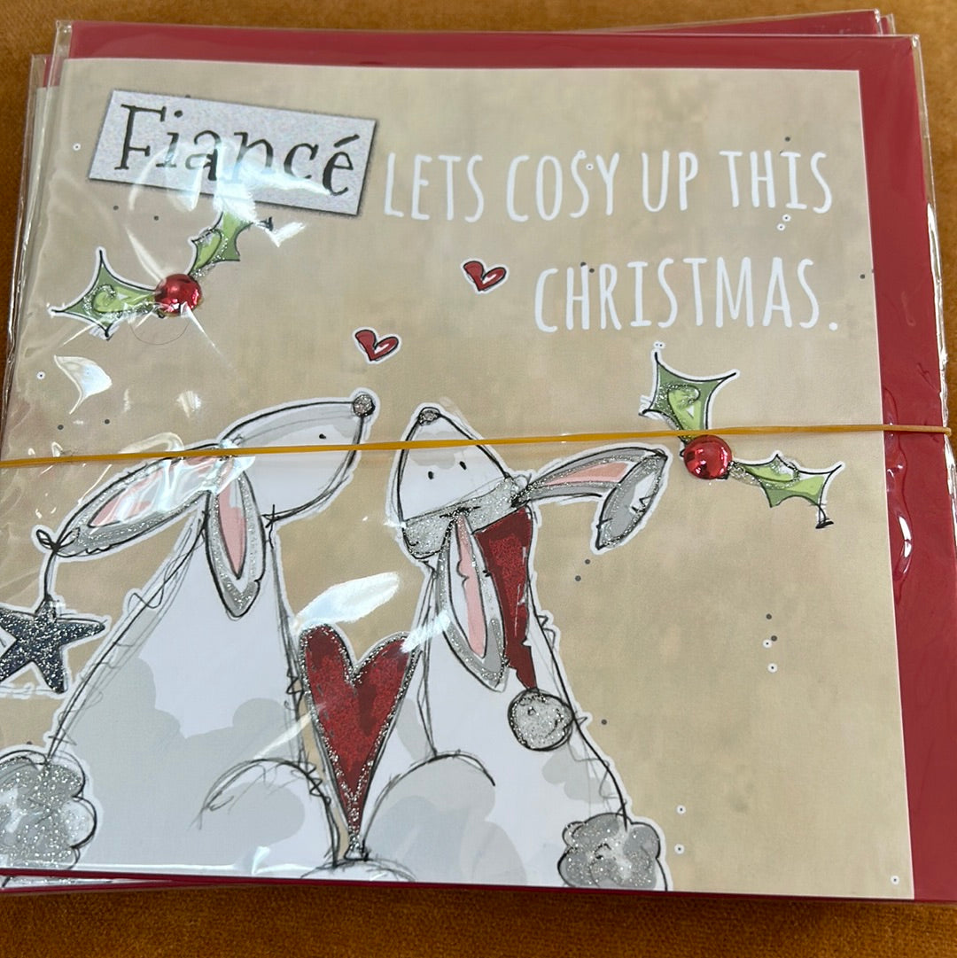 Fiancé Christmas Card - Tracey Russell