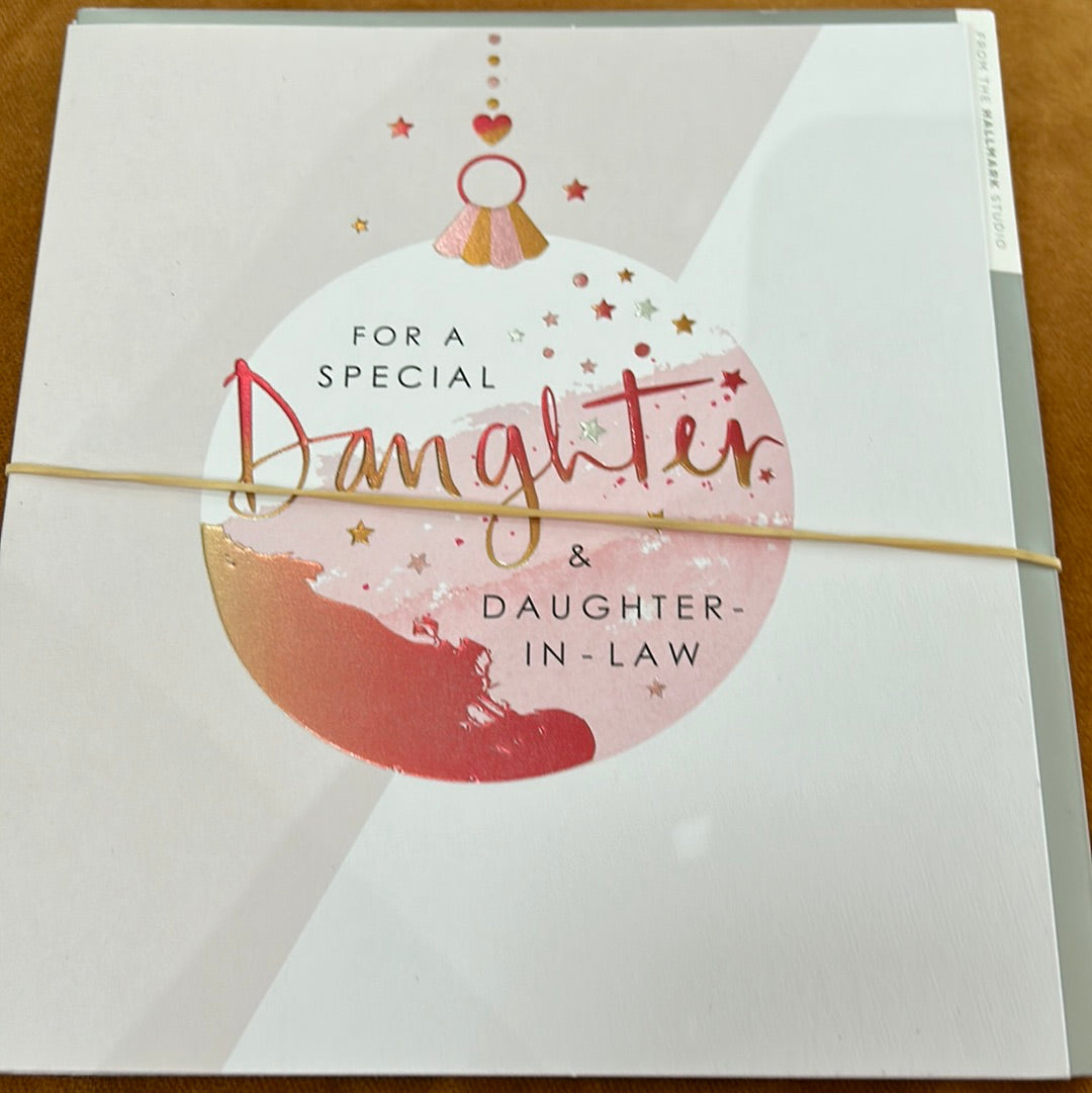Daughter & DIL Christmas Card - Hallmark