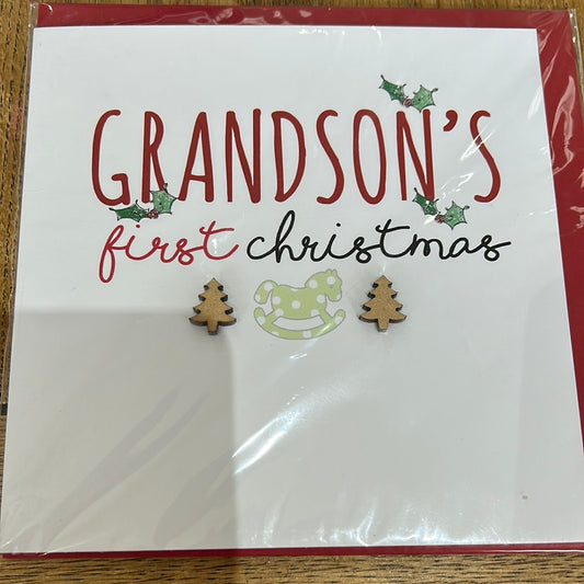 Grandson 1st Christmas Card - Tracey Russell