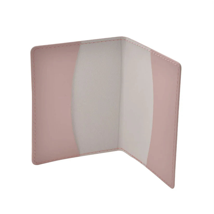 Baby Pink Passport Holder & Luggage Tag Set