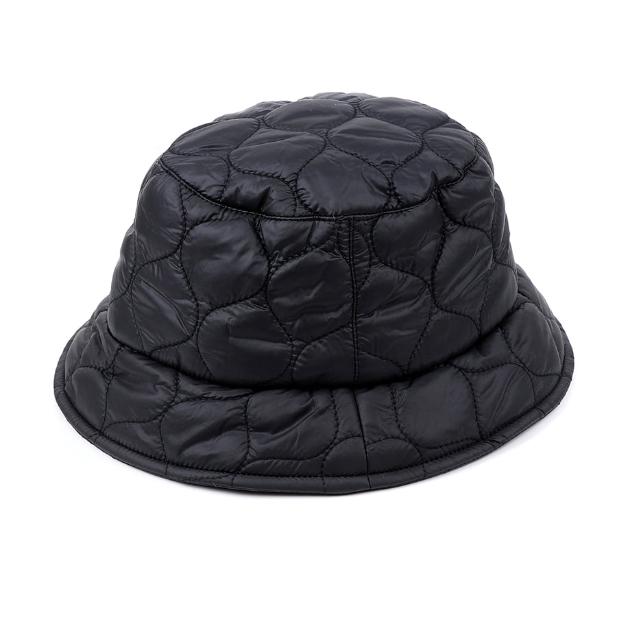 Black Quilted Bucket Hat