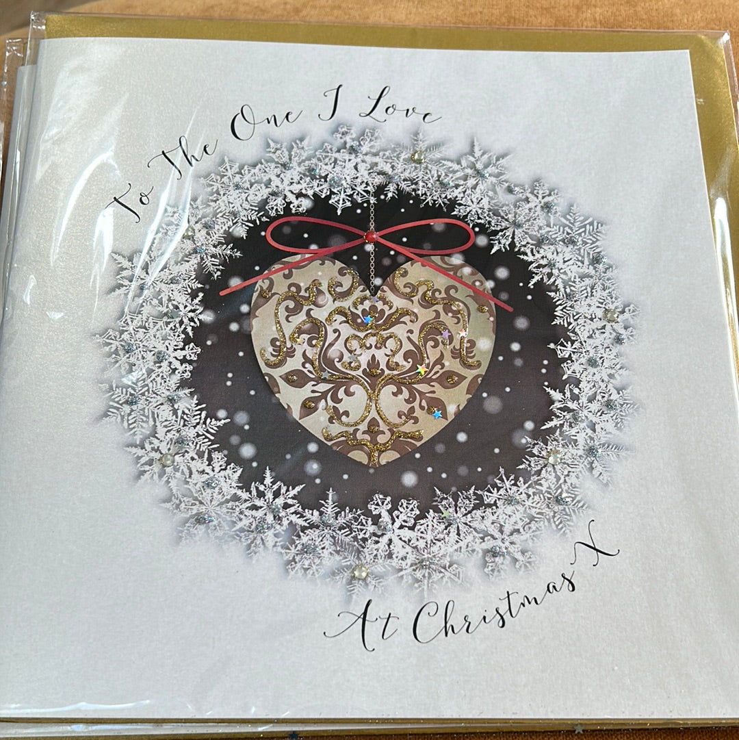One I Love Christmas Card - WJB
