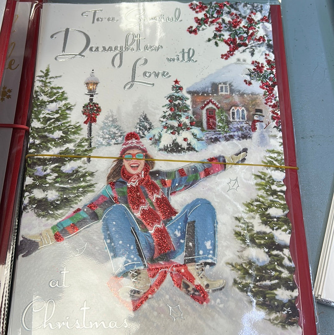 Daughter Christmas Card - Javelin