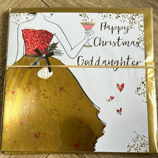 God Daughter Christmas Card - HG