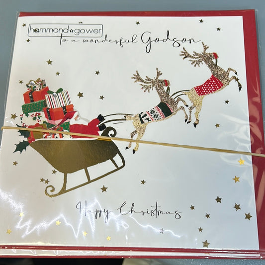 Godson Christmas Card - H&G