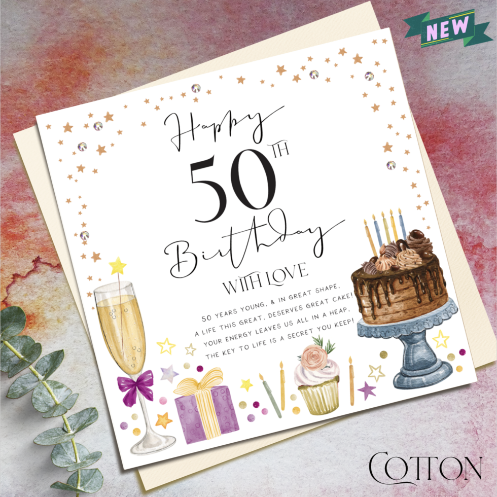 Happy 50th Birthday with love
