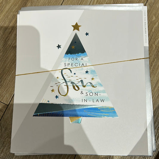 Son & SIL Christmas Card - Hallmark