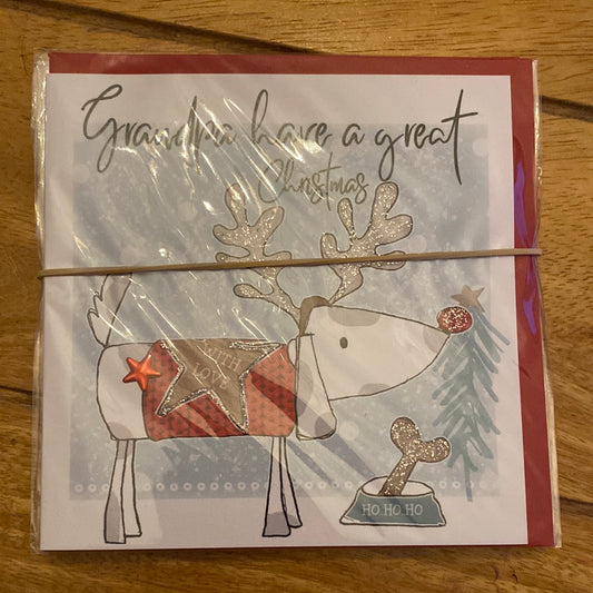 Grandpa Christmas Card - Tracey Russell