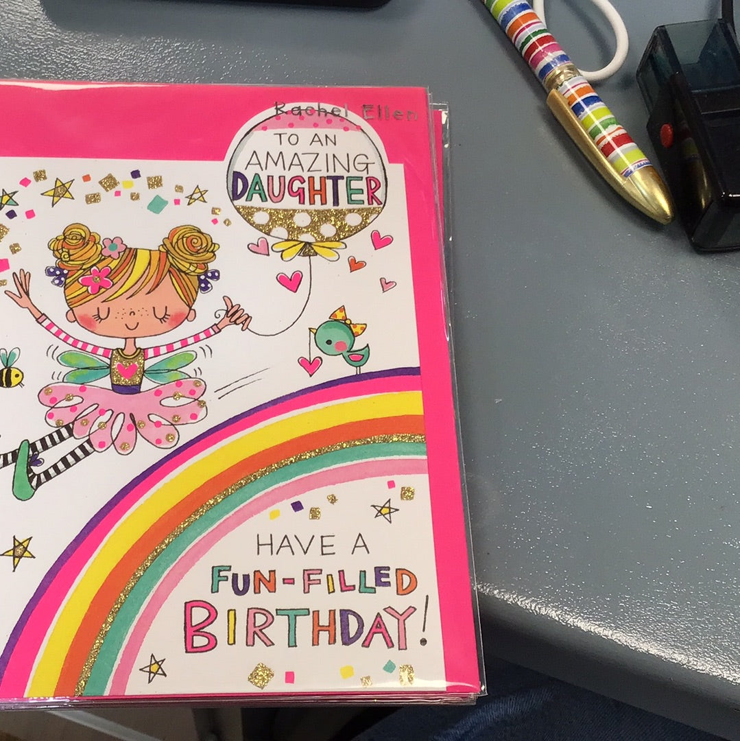 Daughter Birthday Card- Rachel Ellen