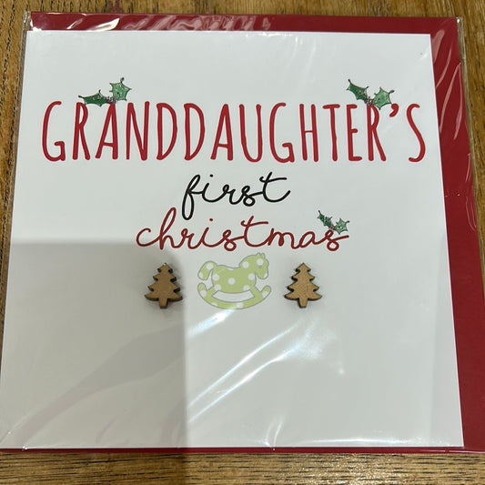 Granddaughter 1st Christmas Card - Tracey Russell