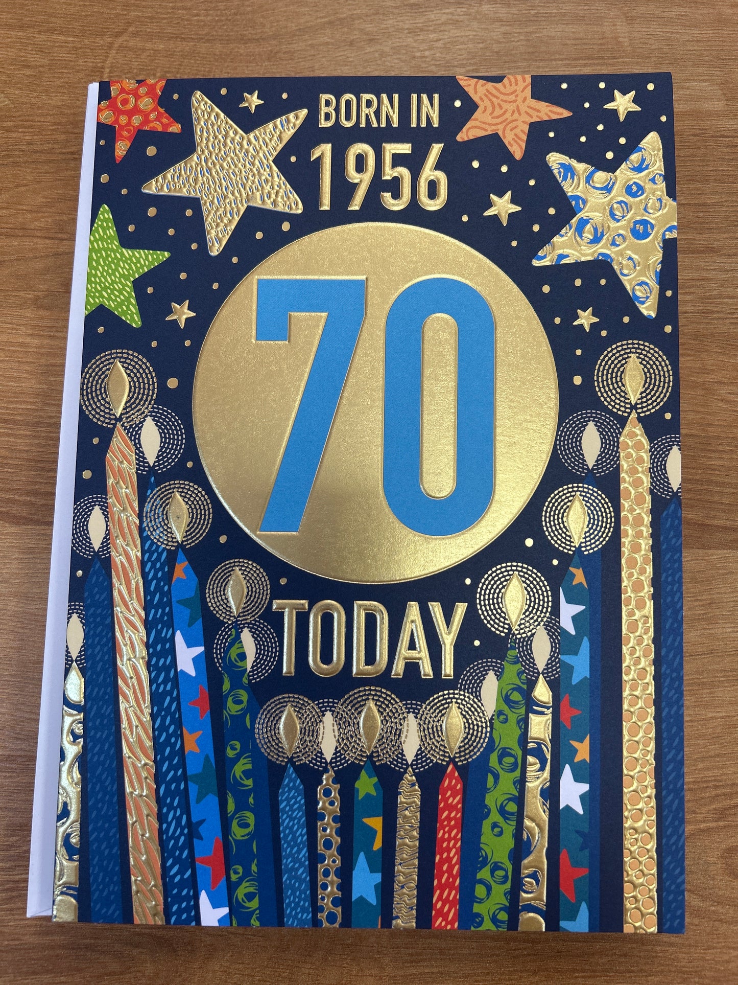 70th Birthday Card - Words 'n' Wishes