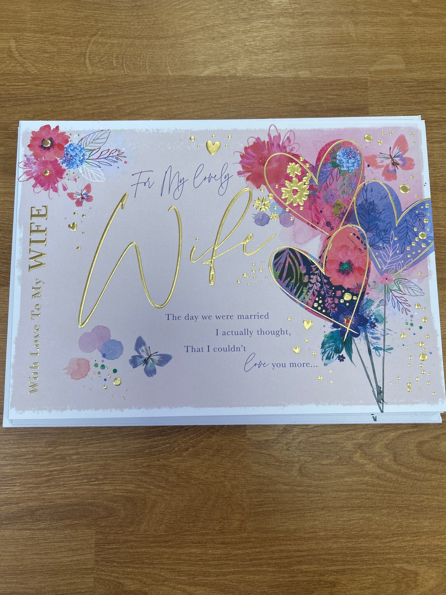 Wife Birthday Card - Words 'n' Wishes