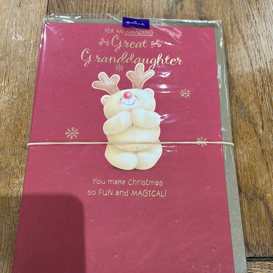 Great Granddaughter Christmas Card - Hallmark