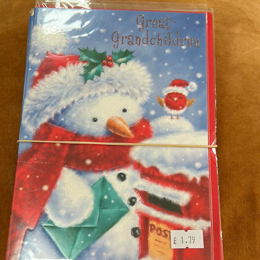 Great-Grandchildren Christmas Card - CC