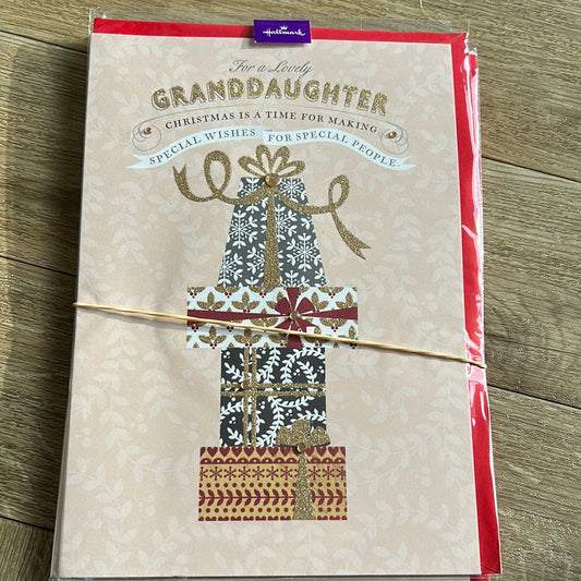 Granddaughter Christmas Card - Hallmark