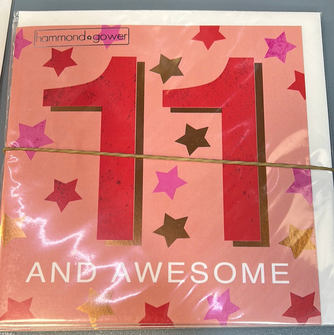 11 Birthday Card - H&G