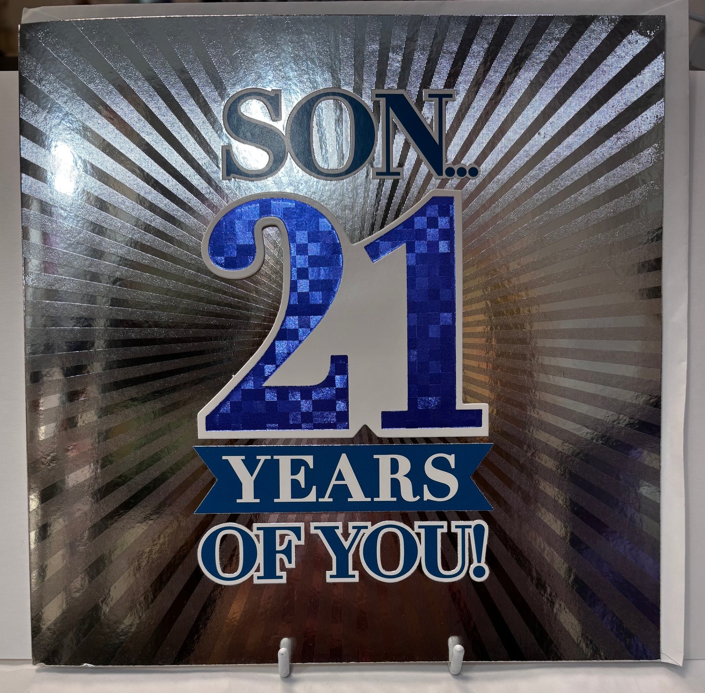 21st Son Birthday Card - Hallmark