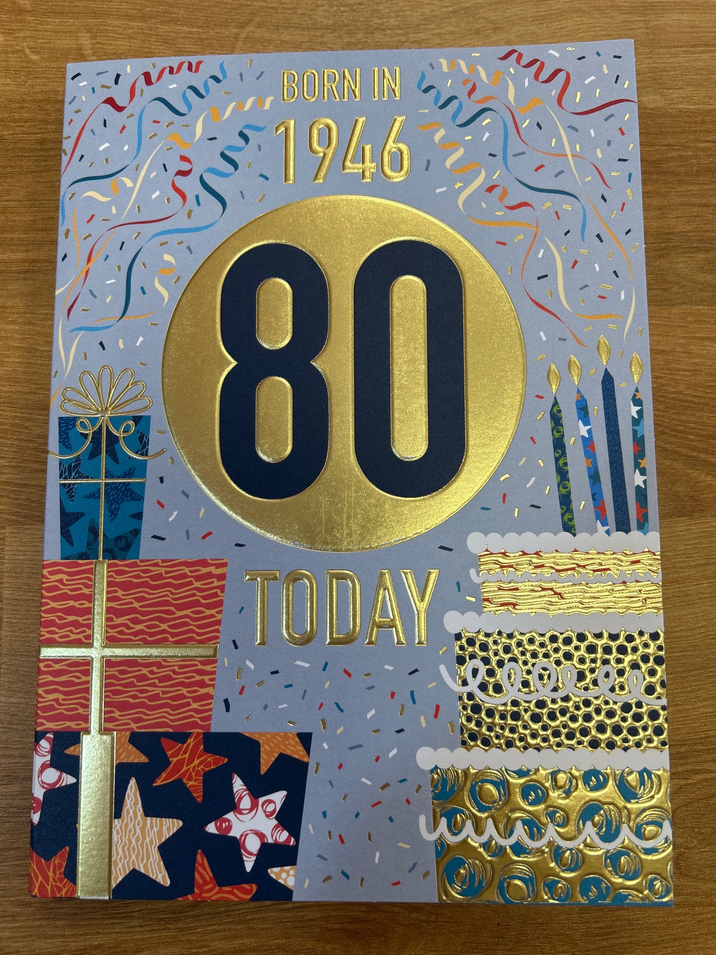 80th Birthday Card - Words 'n' Wishes