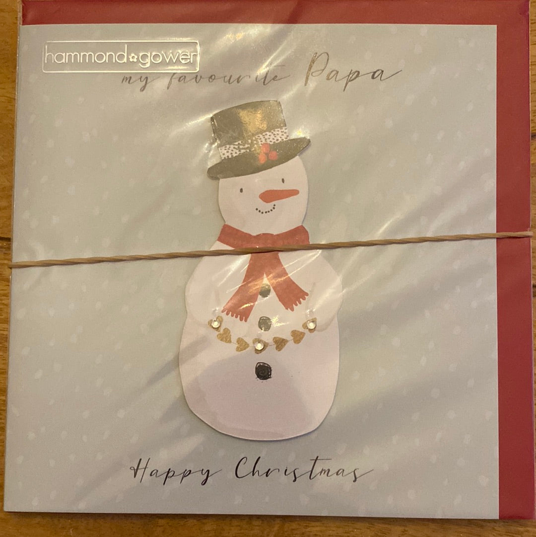 Papa Christmas Card - Hammond Gower