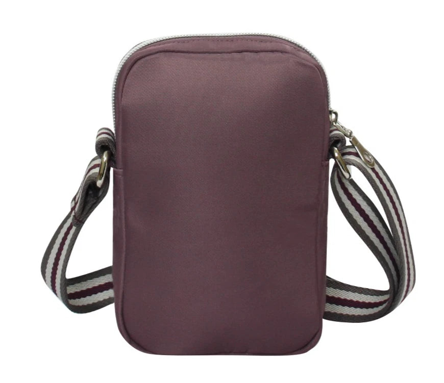 Earth Squared Voyage Mini Crossbody Pouch Bag - Berry