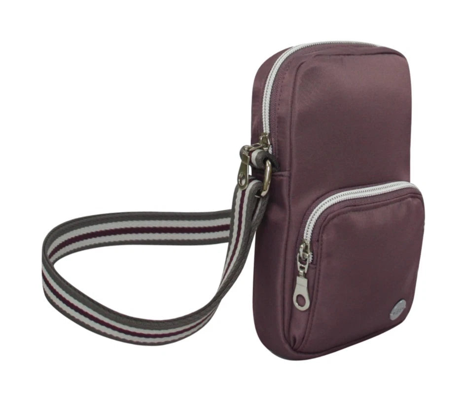 Earth Squared Voyage Mini Crossbody Pouch Bag - Berry