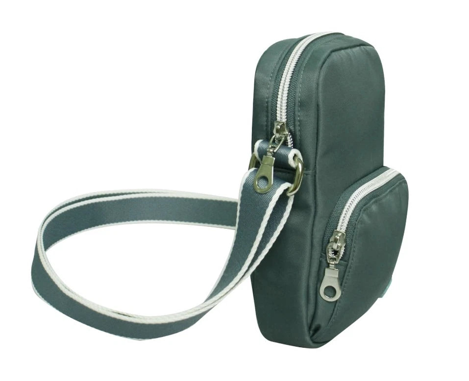 Earth Squared Voyage Mini Crossbody Pouch Bag - Green