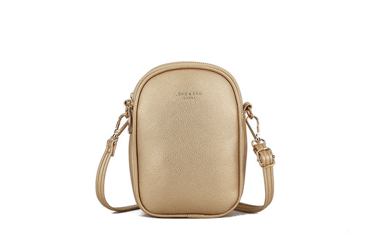 Small Crossbody Bag for Essentials - Gold