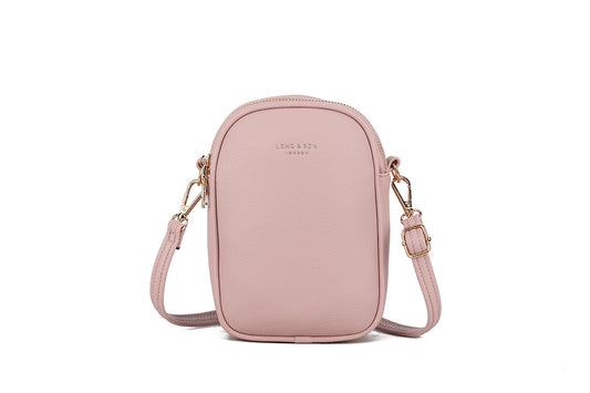Small Crossbody Bag for Essentials - Pink