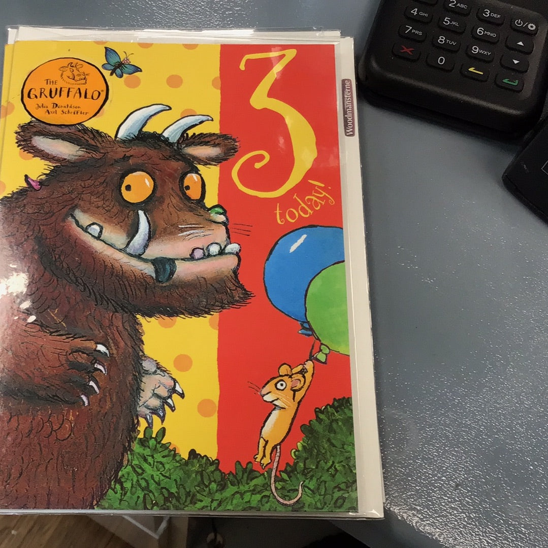 3rd Birthday Card - woodmansterne
