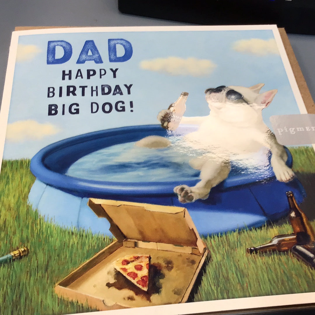 Dad birthday pigment