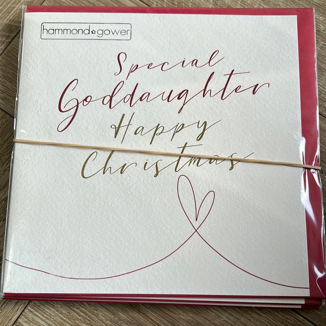 God Daughter Christmas Card - HG