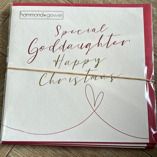 God Daughter Christmas Card - HG