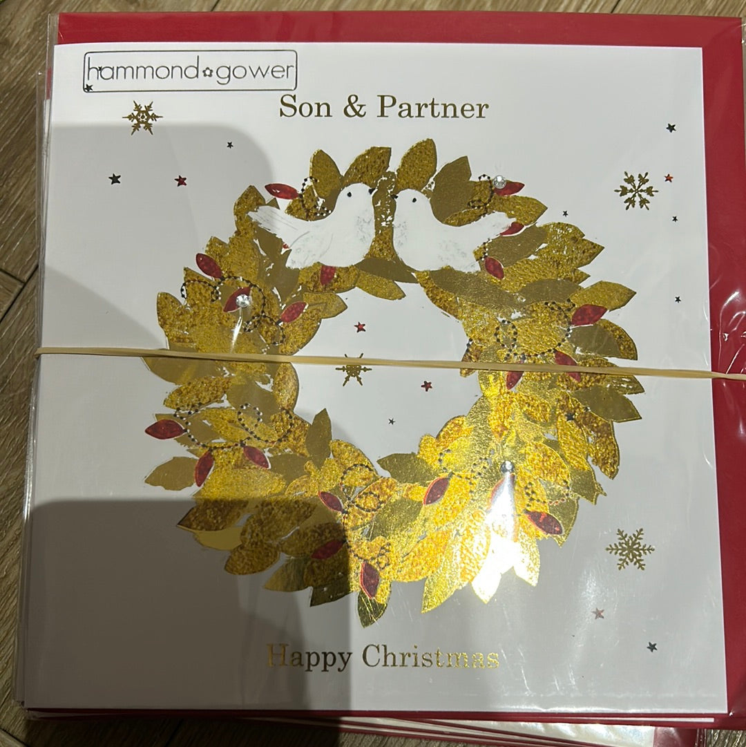 Son & Partner Christmas Card - HG