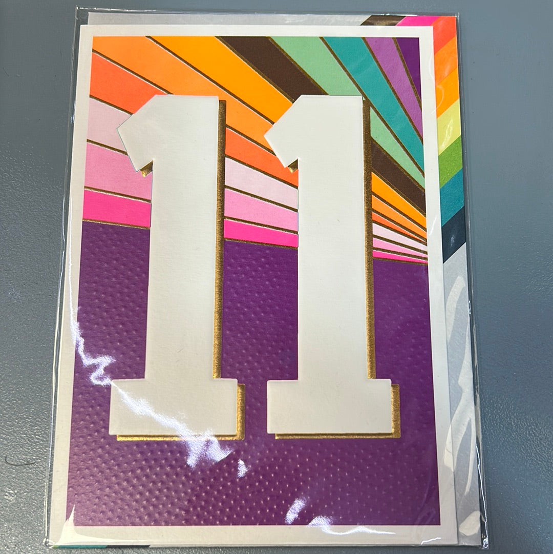 11 Birthday Card - Papersalad