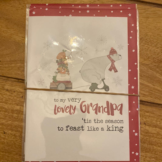 Grandpa Christmas Card - Dandelion Stationery