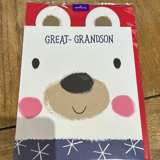 Great Grandson Christmas Card - Hallmark