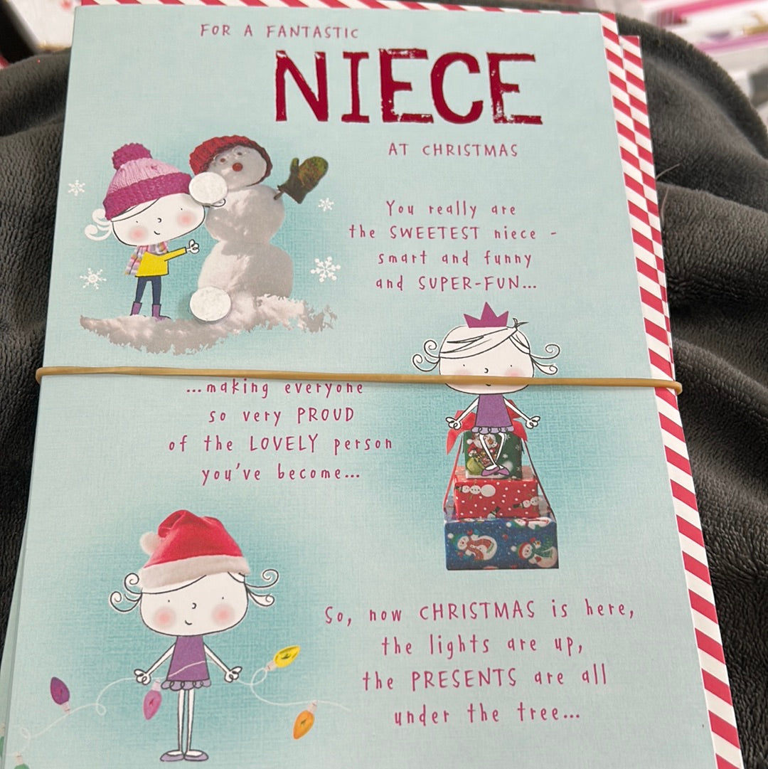 Niece Christmas Card - Hallmark