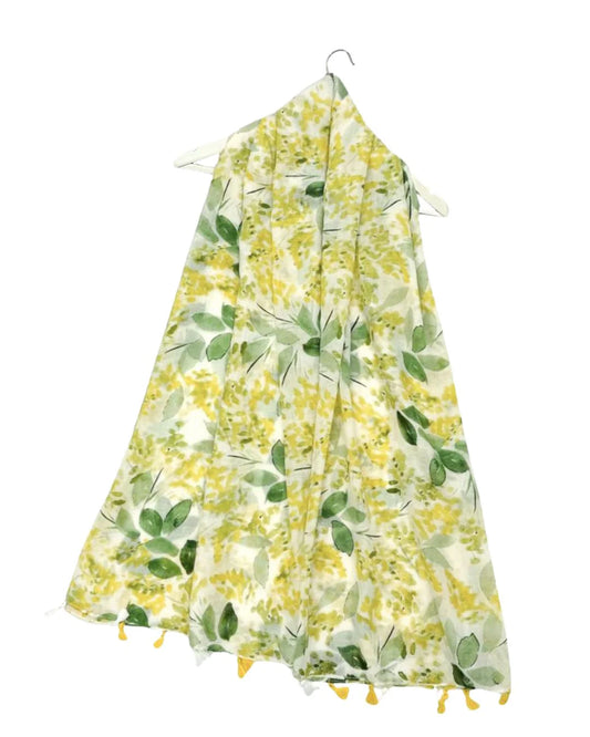 Fresh Floral Lightweight Scarf