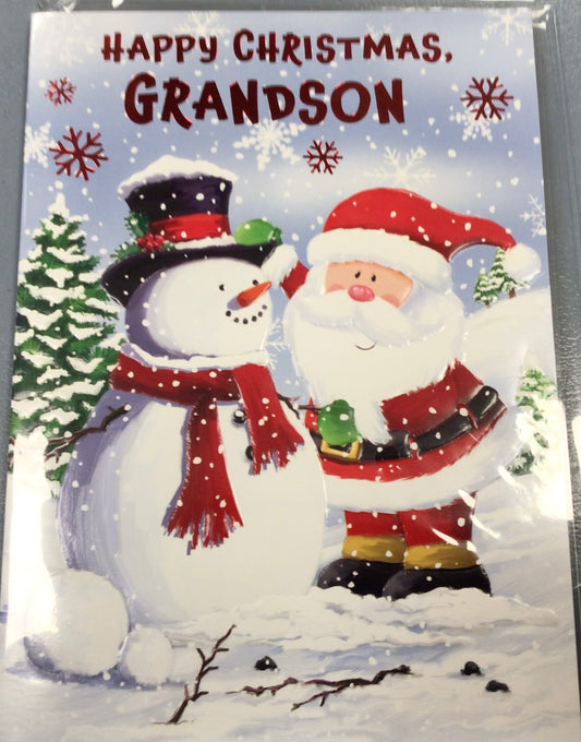 Grandson Christmas Card - BGC